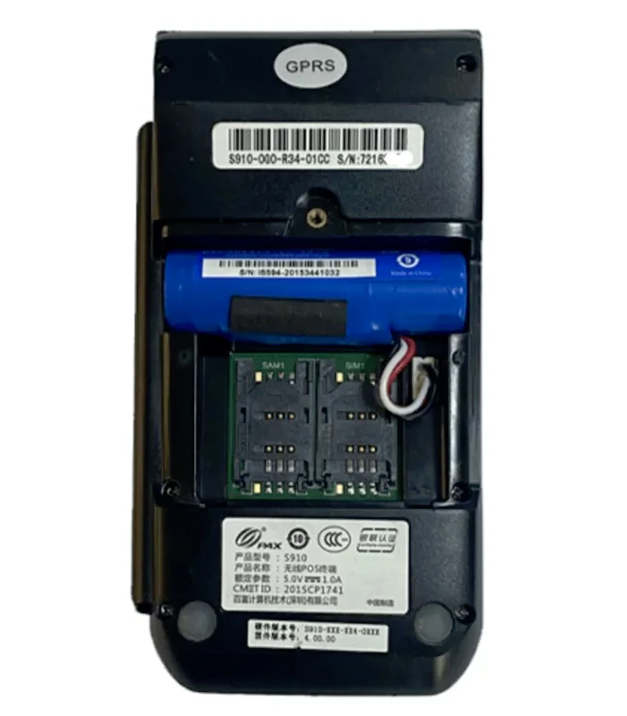  دستگاه کارتخوان سیار pax مدل s910 استوک